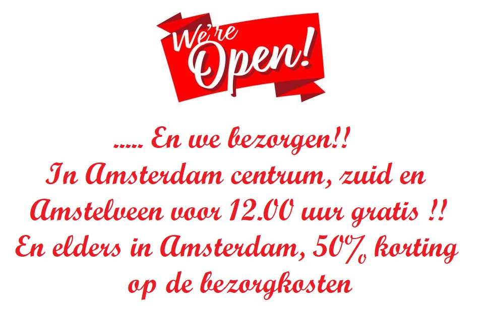 open en bezorgen open en bezorgen